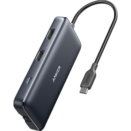 Concentrador multimedia USB-C PD 8 en 1 ANKER PowerExpand