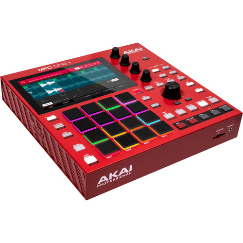 Centro de Producción Musical Autónomo Akai Professional MPC One+ (con sampler y secuenciador - rojo)