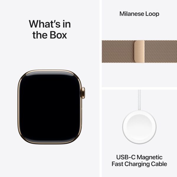Apple Smart Watch Series 11 GPS + Cellular (42mm Titanium Case) - Imagen 6