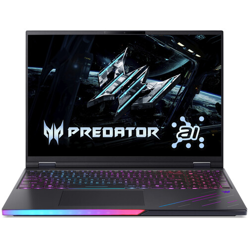 Laptop para Gaming Acer Predator Helios AI de 16" I9 Ultra 32GB 2TB NVIDIA GeForce RTX 5090 (24 GB GDDR7) W11 Home
