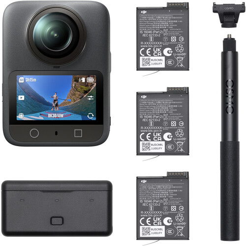 Combo de aventura con cámara de acción DJI Osmo 360