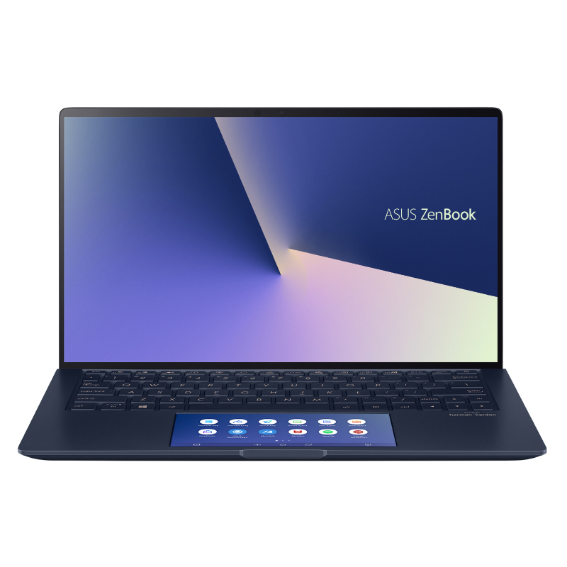 Asus Zenbook 13 Ultra Slim, Pro Cámara IR NVIDIA, Teclado retroiluminado azul real Trackpad táctil I7 1.8GHZ  16GB  512GB  W10 PRO NVIDIA GEFORCE MX250