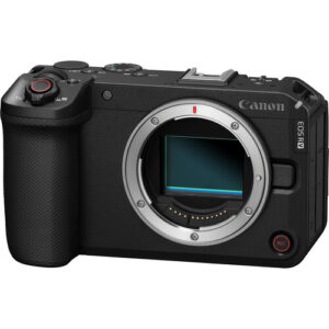 Cámara sin espejo Canon EOS R6 V con firmware para animación stop motion.
